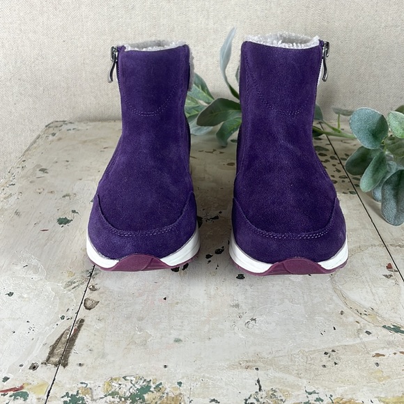 Lands End > Purple Ankle Booties 6.5 - Picture 4 of 11